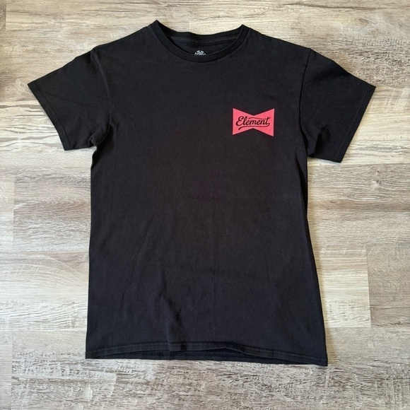 Element Other - Element black and red skate t shirt Budweiser graphic style men’s S 17x26